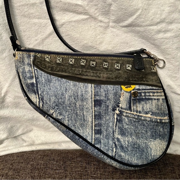 Auth Vintage Limited Edition Dior x Galliano Mini Speedway Saddle Bag - Picture 3 of 13